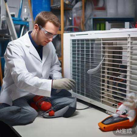 检查空调室外机