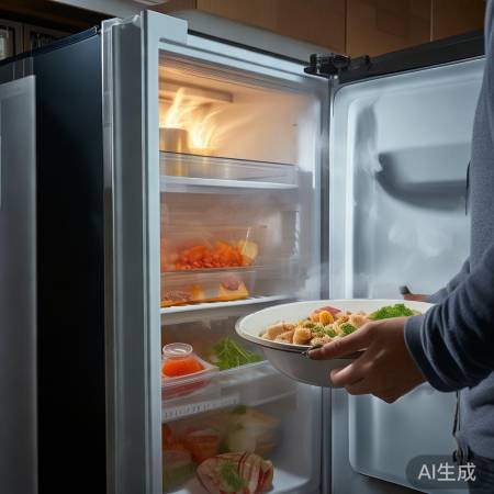 热食勿直放冰箱,耗电且影响食物
