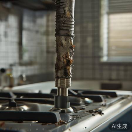 燃气灶喷嘴堵塞
