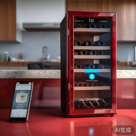 红酒柜:智能远程控温湿