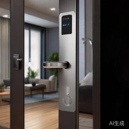 “铝合金指纹锁,安全实用之选”