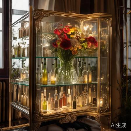 薰衣草香满红酒柜