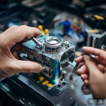 传感器故障，重新固定