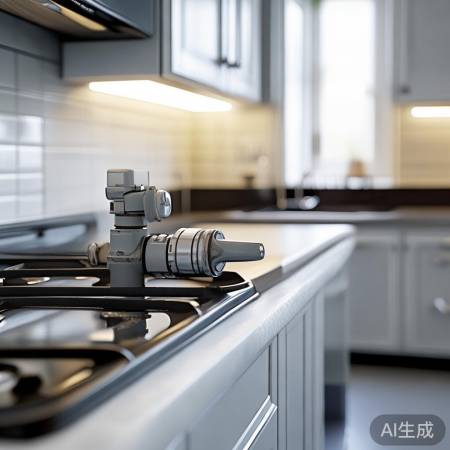 关闭燃气总阀，确保安全。