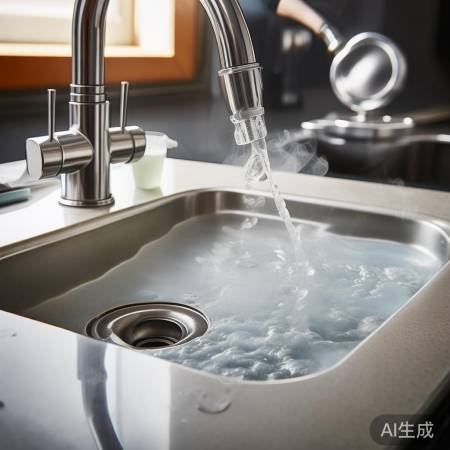 热水醋溶解堵塞