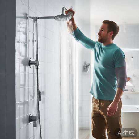 根据身高调整混合阀高度