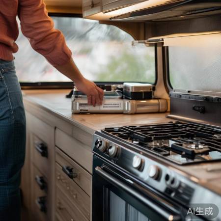 房车燃气灶电池更换教程