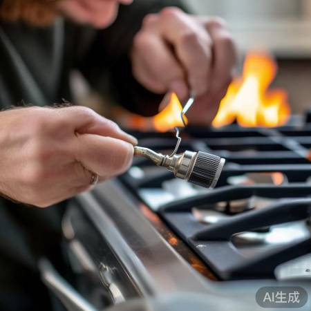 燃气灶喷嘴清理