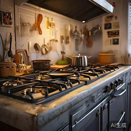 燃气灶旁勿堆物,通风顺畅才安全