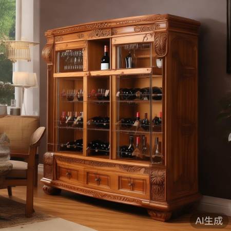 实木红酒柜,浪漫家居必备