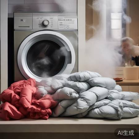 羽绒服洗衣机洗得干净又方便