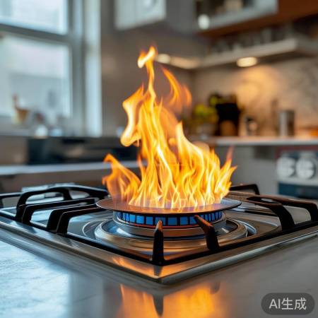 燃气灶单灶猛火嵌镶分享
