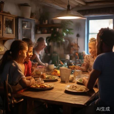 温馨厨房乐融融