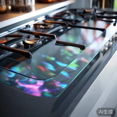 燃气灶玻璃面板多样美观