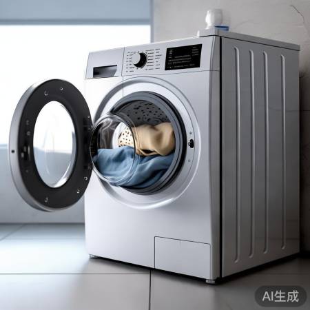 “大容量洗衣机，洗衣高效兼顾”