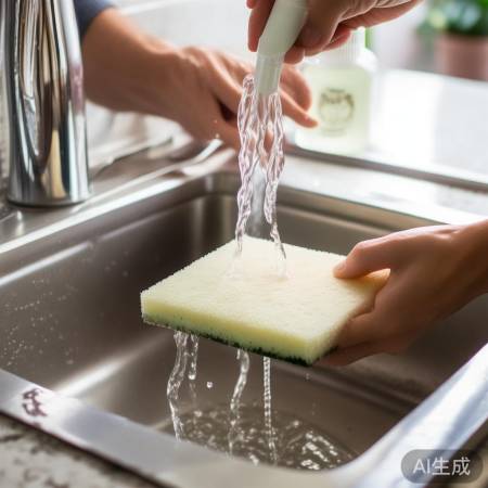 “勿长时间浸泡，霉斑用漂白水擦