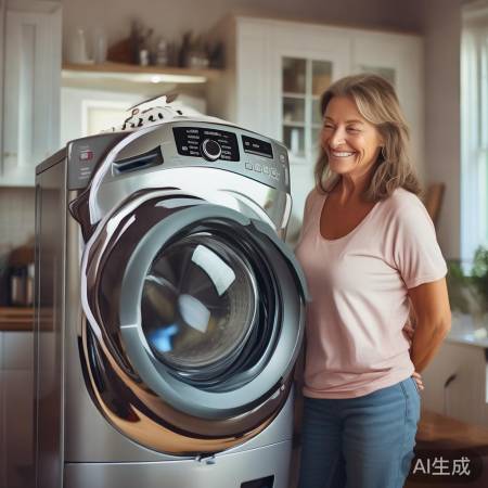 全自动洗衣机：妈妈省心助手，洗衣轻松又高效
