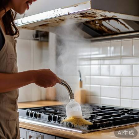 高效去油神器：揭秘哪种白醋轻松除油烟机油垢