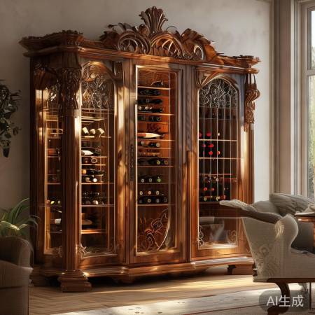 “网红酒柜展生活品味”