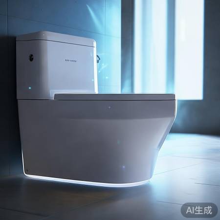 智能马桶灯在撒娇