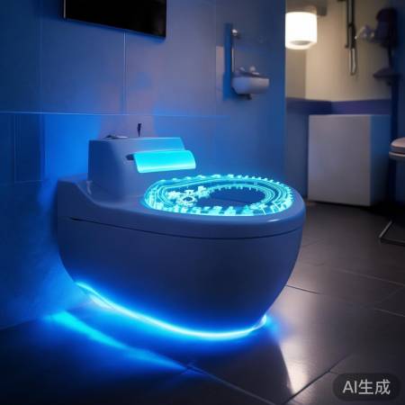 智能马桶齿轮灯，你的贴心小助手