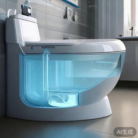 智能马桶，双U管，自动冲水防臭
