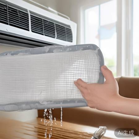 清洁空调过滤网,清凉一夏