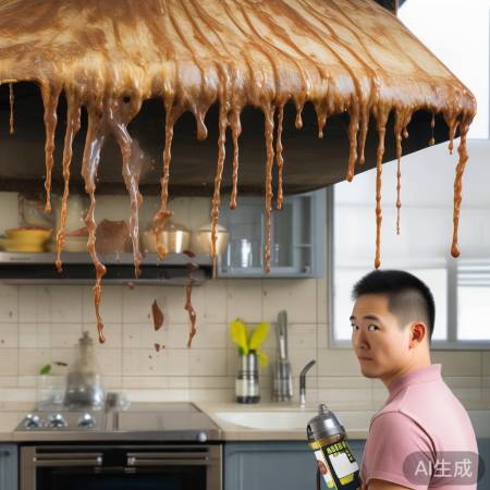 绿之源清洗油烟机,效果惊人