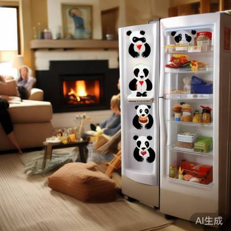 北京熊猫馆冰箱贴——萌化家居生活小物