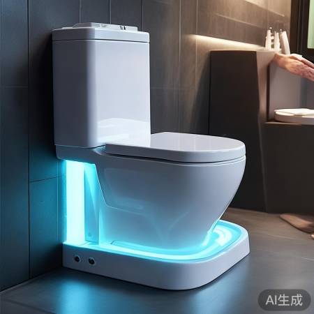 自动冲水座圈加热马桶