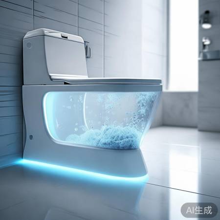 智能马桶泡泡清洁走红