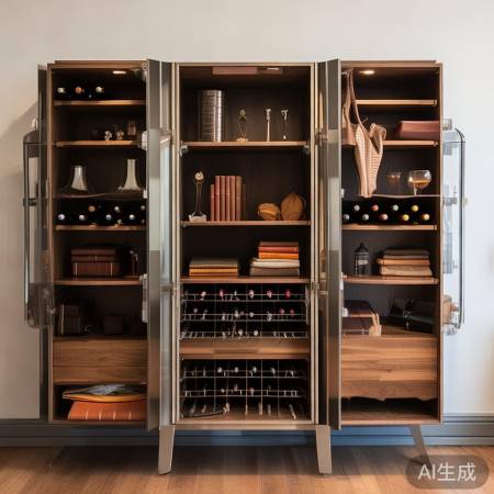 红酒柜变多功能收纳柜
