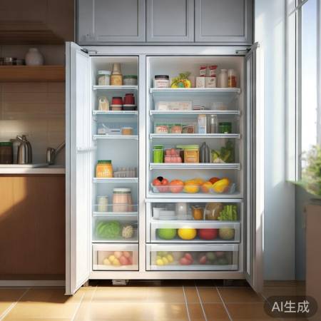 冰箱食物分区,节省时间保冷效