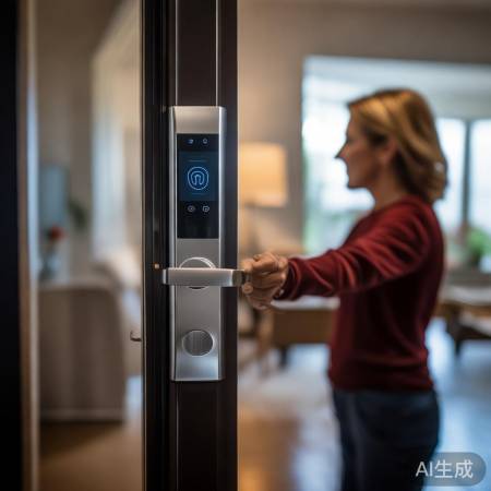 鹿客指纹锁轻松录入新指纹，一步解锁更安心