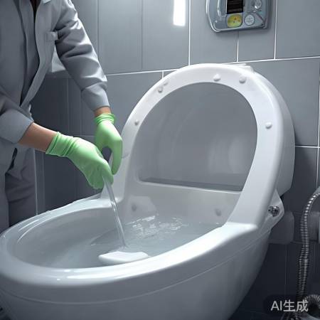 马桶清洁,防硬物掉落