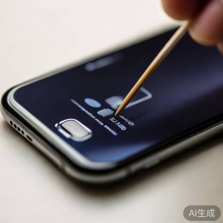 插入复位工具或牙签