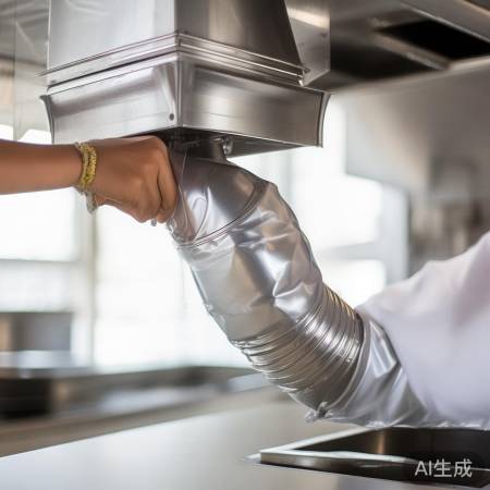 油烟机排烟管道连接密封