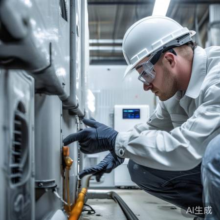 水管口清洁，设备检查，及时处理