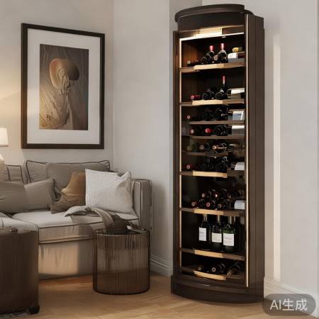 酒柜通风避光角落置