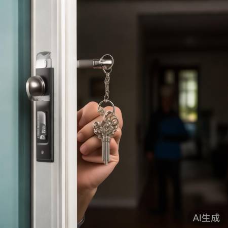 指纹锁失灵，备用钥匙救急