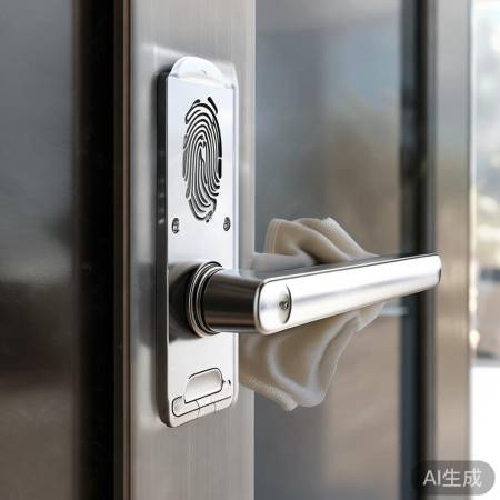 指纹锁保养如手机清洁