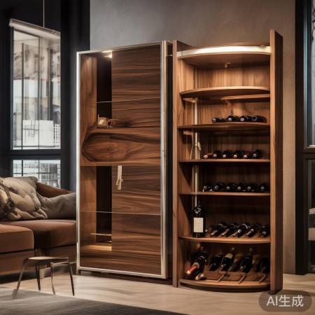 酒柜与家居风格搭配