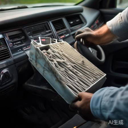 “拆卸十代思域空调滤芯”