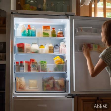 定期清理冰箱，保障健康。