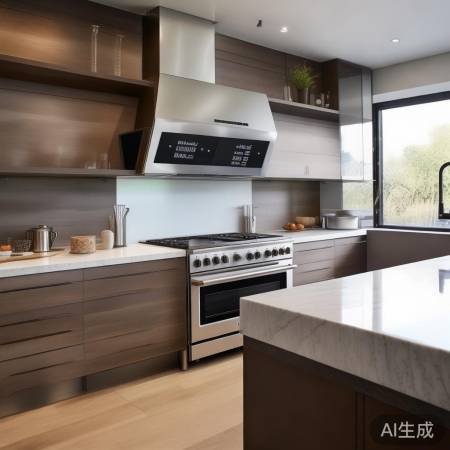 “智能油烟机，厨房新体验”