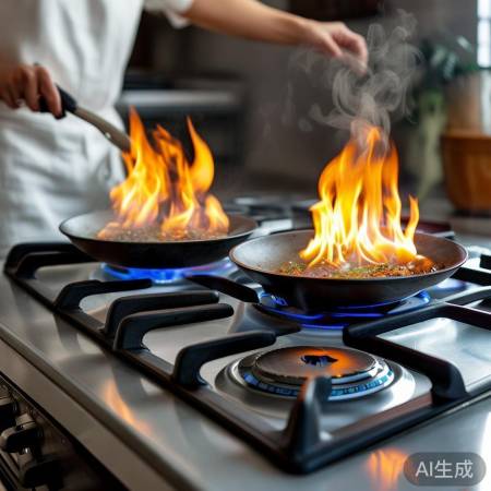 燃气灶左右火力设计差异