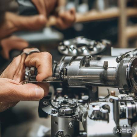 安装新转轴，轻拧勿过力