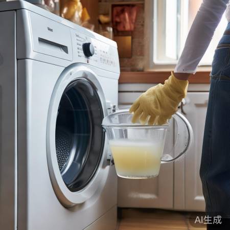 云米洗衣机热线全国客服阐释㊣醋水清洗洗衣机滚筒方法，轻松除垢又消毒