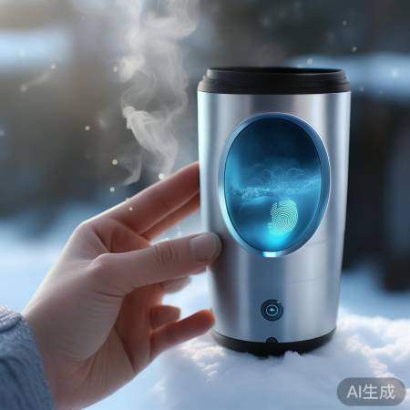 指纹锁保温杯，一按即开