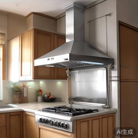 安装油烟机，垂直管道防倒灌